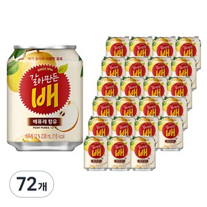 갈아만든배, 238ml, 72개