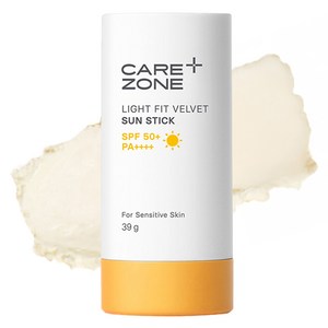 케어존 라이트핏 벨벳 선스틱 SPF50+ PA++++, 39g, 1개