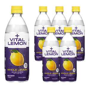 클룹 바이탈레몬 스파클링, 6개, 500ml
