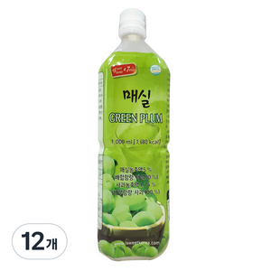 스위트코리아 매실 액상, 1L, 12개