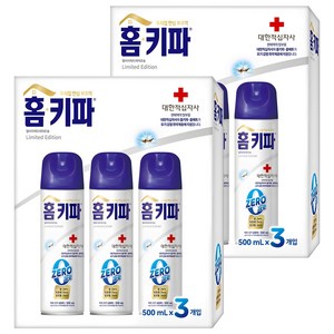 홈키파 대한적십자사 제로 에어졸 3p, 2세트, 1500ml