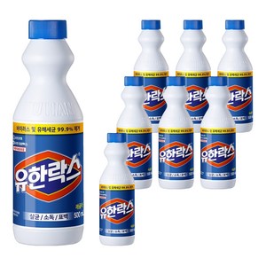 유한락스 레귤러, 500ml, 8개