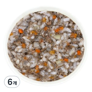짱죽 실온 이유식 후기 진밥, 혼합맛(블루베리/한우), 160g, 6개