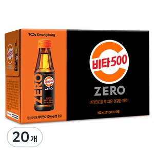 비타500 ZERO, 100ml, 20개