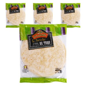 라카나스타 밀 또띠야 25cm, 420g, 4개
