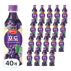 델몬트 포도, 400ml, 40개