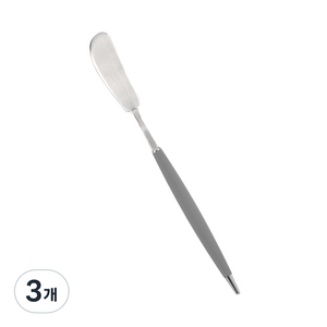 백산 국산 몽블랑 큐티 버터나이프 18cm, 그레이, 3개