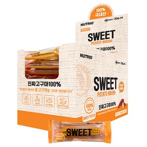 뉴트리오 강아지 프리미엄 스위트 포테이토 브러쉬 간식 50p, 고구마, 400g, 1개