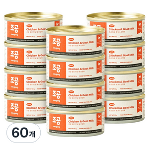 조공 어덜트 필로캣 습식사료, 닭, 90g, 60개