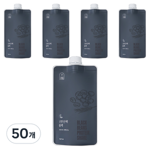 맘메이크 진한단백 블랙, 40g, 50개