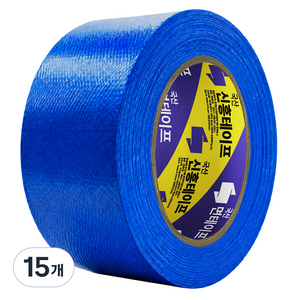 신흥 국산 대용량 라바 청면테이프 48mm X 25M 파랑, 15개