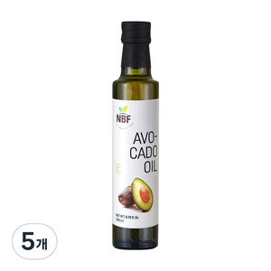 네츄라바이오푸즈 엑스트라버진 아보카도 오일, 260ml, 5개