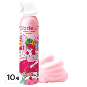 디보트브리엘 유아용 버블클렌저 레드 프린세스 딸기향, 200ml, 10개