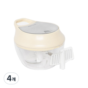 벨라쿠진 스텐커버 이유식 야채 다지기 500ml, 혼합색상, 4개