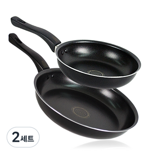 오스벨 베이직 프라이팬세트 2개, 혼합색상, 20cm + 28cm, 2세트