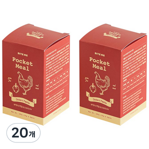 바잇미 강아지 포켓밀 6p, 치킨, 180g, 20개