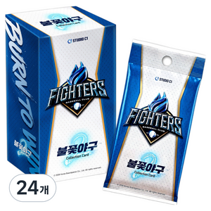 코리아보드게임즈 불꽃야구 시즌2 컬렉션 카드 DP, 혼합색상, 24개