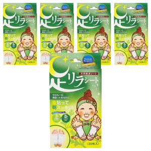 아시리라 풋 시트 릴랙스 발패치 쑥향, 30매입, 5개