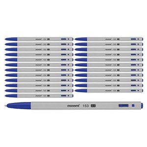 모나미 153 유성볼펜 0.5mm, 청색, 24개