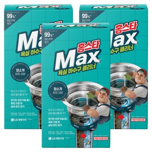 홈스타 맥스 욕실 하수구 클리너, 450ml, 12g, 3개