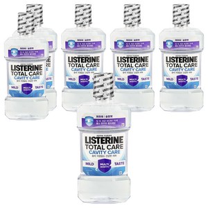 리스테린 토탈케어 캐비티케어, 1L, 1개입, 6개
