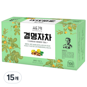 쌍계명차 김동곤 명인이 만든 결명자차, 120g, 100개입, 15개, 1.2g