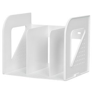 시스맥스 이엘 책꽂이 3단, WHITE