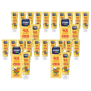 2080 키즈크리닉 1스텝 무불소 치약 파인애플향, 80g, 24개