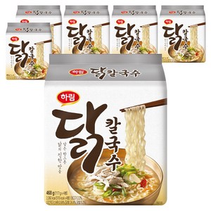 하림 닭칼국수 봉지, 117g, 24개
