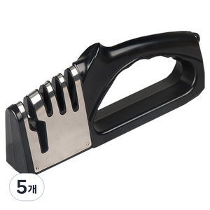 가정용 숫돌 칼갈이 4단, 블랙, 5개