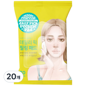 [비건뷰티] 아리얼 데일리 픽 필링패드, 30매입, 20개