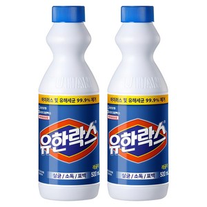 유한락스 레귤러, 500ml, 2개