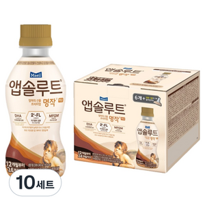 앱솔루트 엄마의 선물 프리미엄 명작 액상 12개월부터 24개월까지 240ml + 니플 세트, 60개
