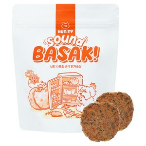 너티 강아지 사운드 바삭 간식, 80g, 1개, 닭가슴살