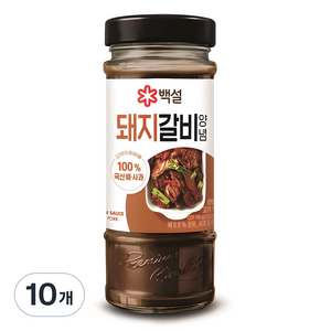 백설 돼지갈비양념, 500g, 10개