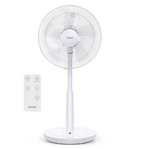 한경희생활과학 초미세풍 발터치 리모컨 선풍기, HAAN-HDC230(화이트) 골드박스 특가