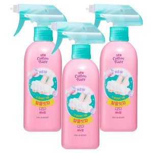 온더바디 코튼풋 발을 씻자 풋샴푸 비누향, 1개입, 3개, 385ml