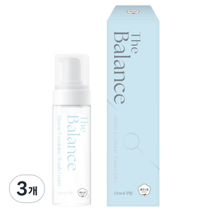 좋은느낌 더밸런스 여성청결제 폼 무향, 150ml, 3개