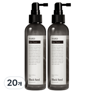 나드 블랙시드 탈모케어 헤어토닉, 200ml, 20개