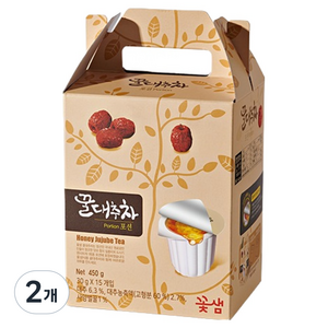 꽃샘 꿀대추차 포션, 30g, 15개입, 2개