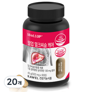 웰업 로엘 밀크씨슬 케어 45g, 20개, 90정