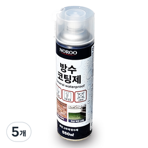 노루페인트 방수코팅제, 혼합색상, 550ml, 5개