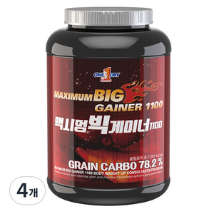 원데이뉴트리션 맥시멈 빅 게이너 1100, 2kg, 4개