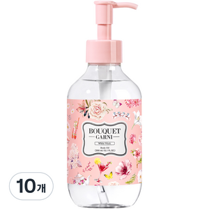 부케가르니 모이스처 바디오일 화이트머스크향, 300ml, 10개