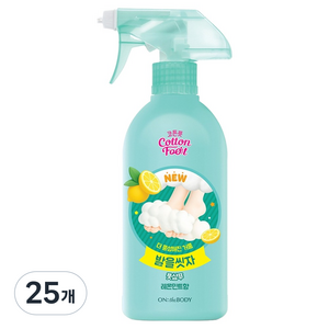온더바디 코튼풋 발을 씻자 풋샴푸 레몬민트향, 1개입, 25개, 510ml