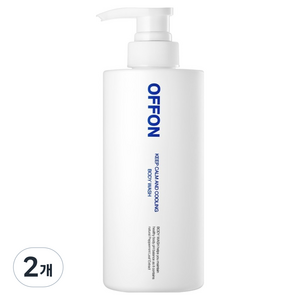 오프온 킵 캄 앤드 쿨링 바디워시 아쿠아플로럴향, 500g, 2개