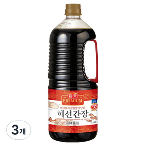 해천 해선간장, 1.75L, 3개