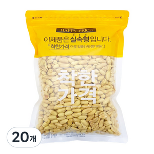 견과공장 중국산 햇 튀김땅콩, 800g, 20개