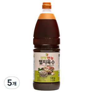 첫맛 만능 멸치육수, 1.95kg, 5개