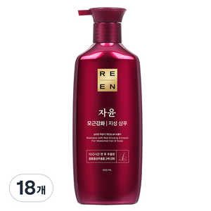 리엔 자윤 모근강화 지성 샴푸, 500ml, 18개